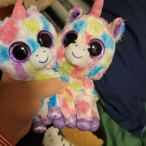Vibrant Multicolor Plush Unicorn (ONE) Beanie Boos